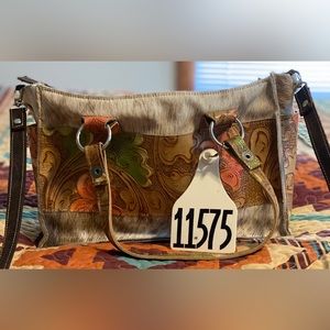 Holy Cow Couture custom leather purse. Handmade.